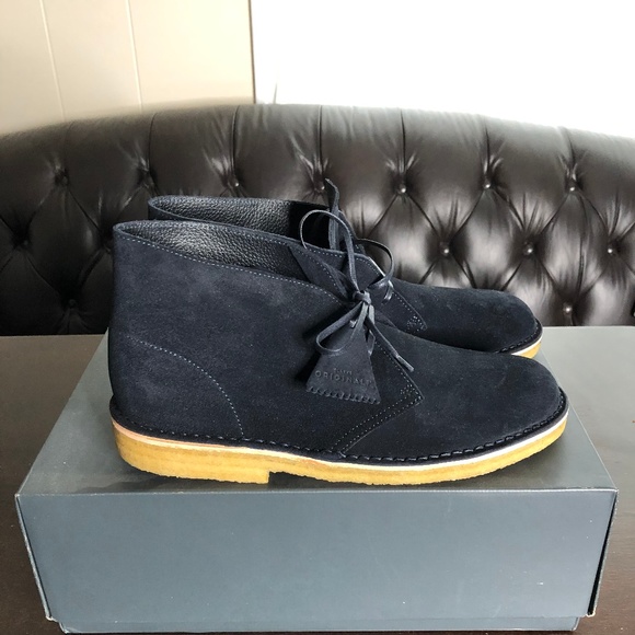 clarks boots indigo
